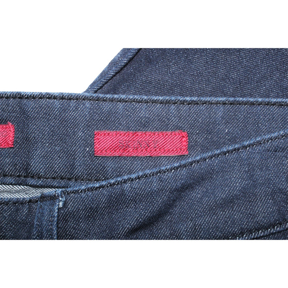 BANANA REPUBLIC WOMENS SIZE 32/14 LIMITED EDITION SKINNY LEG MID RISE BLUE JEANS - Picture 8 of 9